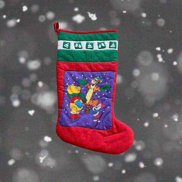 Disney Winnie the Pooh, Tigger, and Piglet Holiday Stocking - Picture 2 of 7